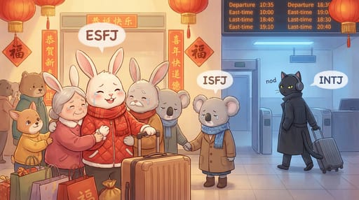 Nano Banana 提示词：MBTI 16 人格动物拟人插画生成器｜Curify AI